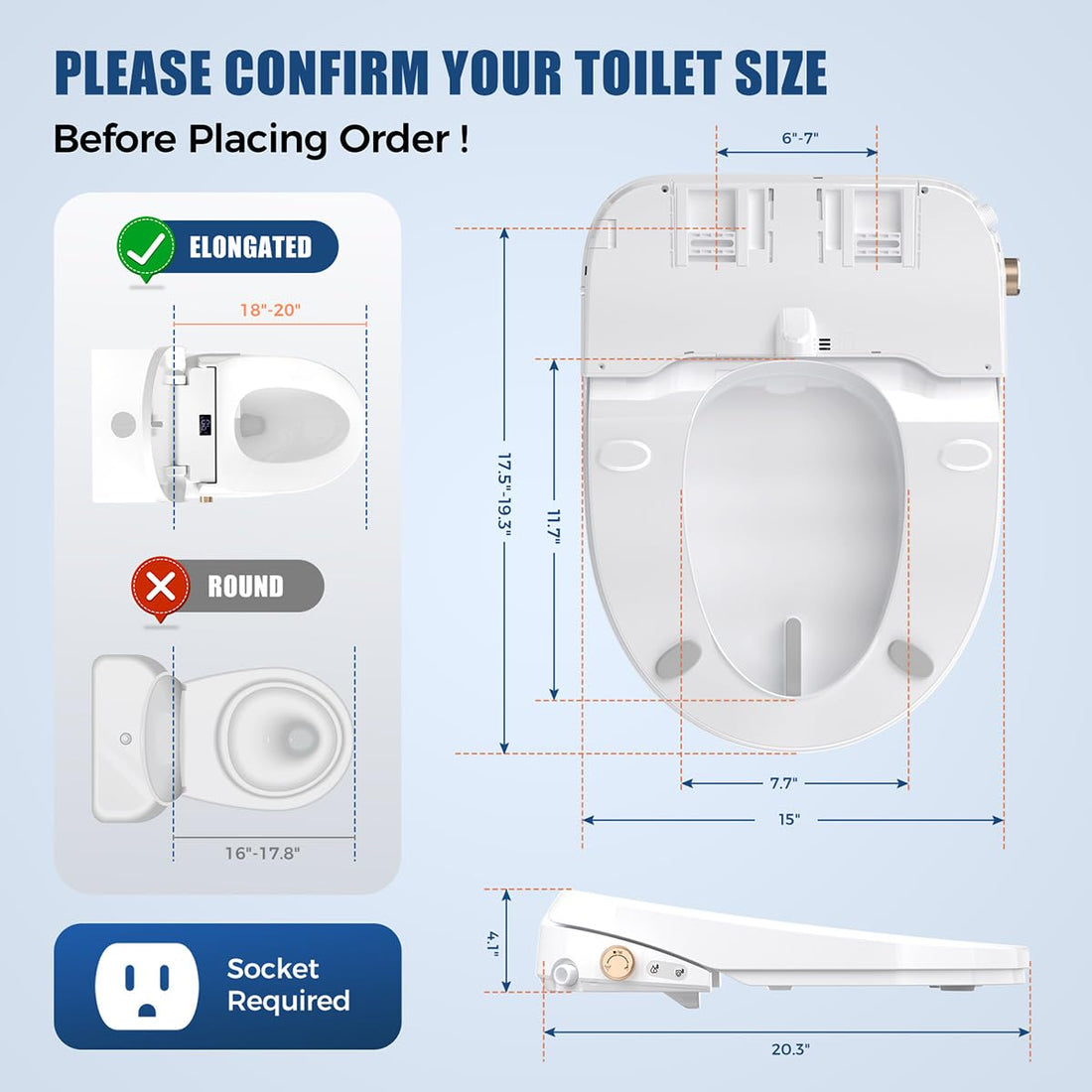 Series B Smart Bidet (Remote Control)